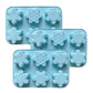 3-Piece Snowflake Silicone Baking Mold Set Winter Shape Cake Chocolate Candy Soap Mold