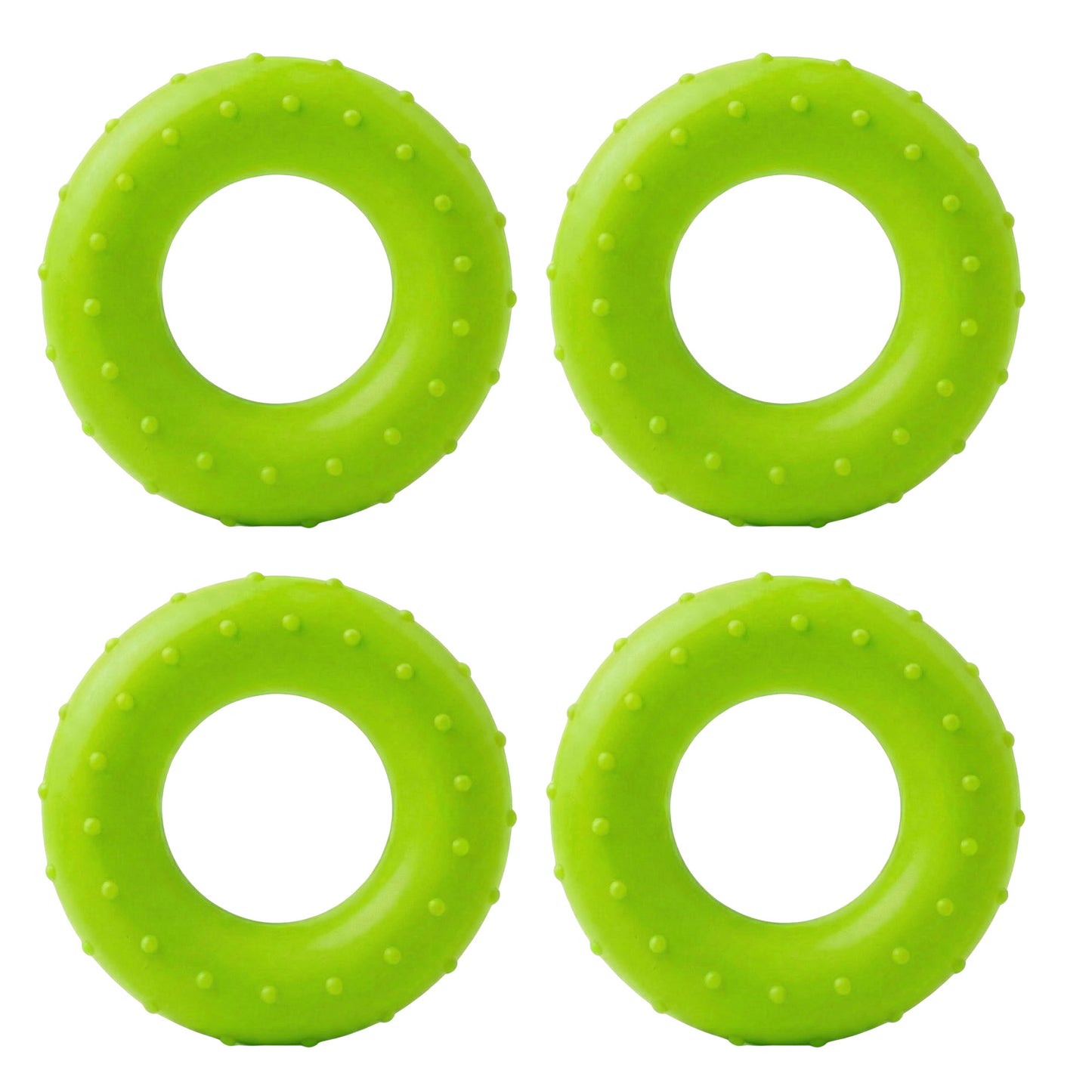 4-PC Hand Grip Strengthener Ring for Forearm and Finger Training