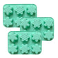 3-Piece Snowflake Silicone Baking Mold Set Winter Shape Cake Chocolate Candy Soap Mold
