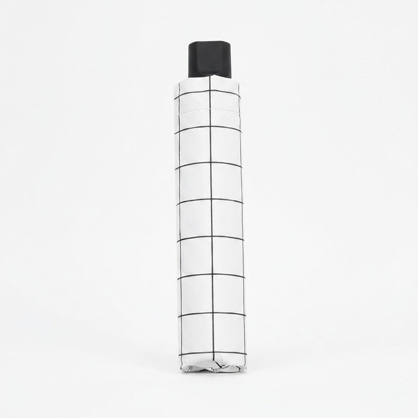 Clear Dome Umbrella with Grid Pattern Auto Open Wind Resistant Frame and Curved Handle Design