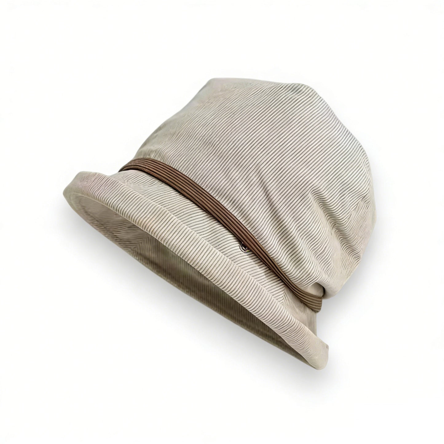 Casual Bucket Hat with Soft Fabric and Slim Decorative Band