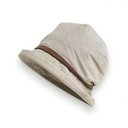 Casual Bucket Hat with Soft Fabric and Slim Decorative Band
