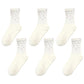 6pk Dot Ankle Socks - Sparkly Accent Dress Socks for Parties & Stylish Daily Wear