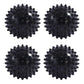 4-PC Spiky Massage Ball for Muscle Relief and Trigger Point Therapy