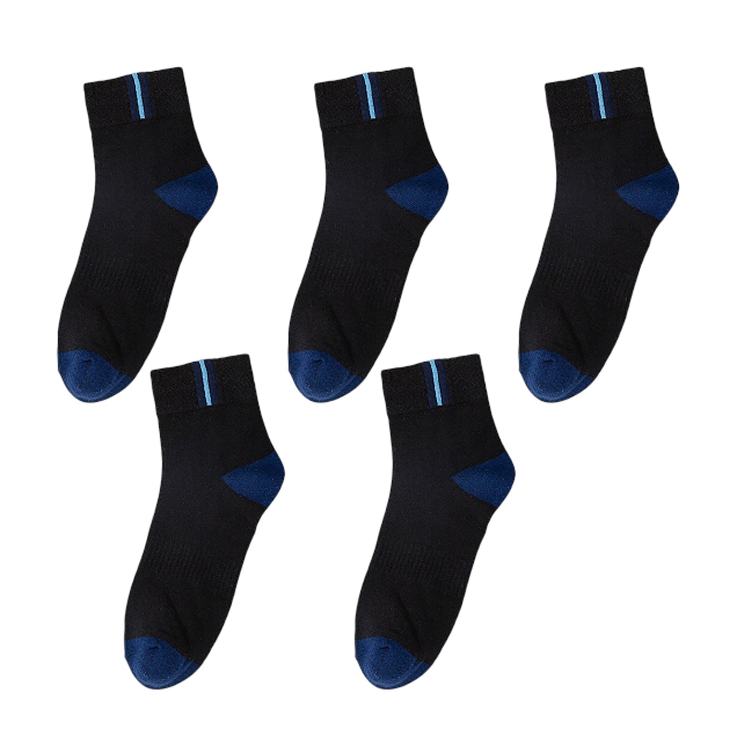 6pk Ankle Athletic Socks - Breathable Cushioned Sports Socks for Running, Gym & Casual Wear