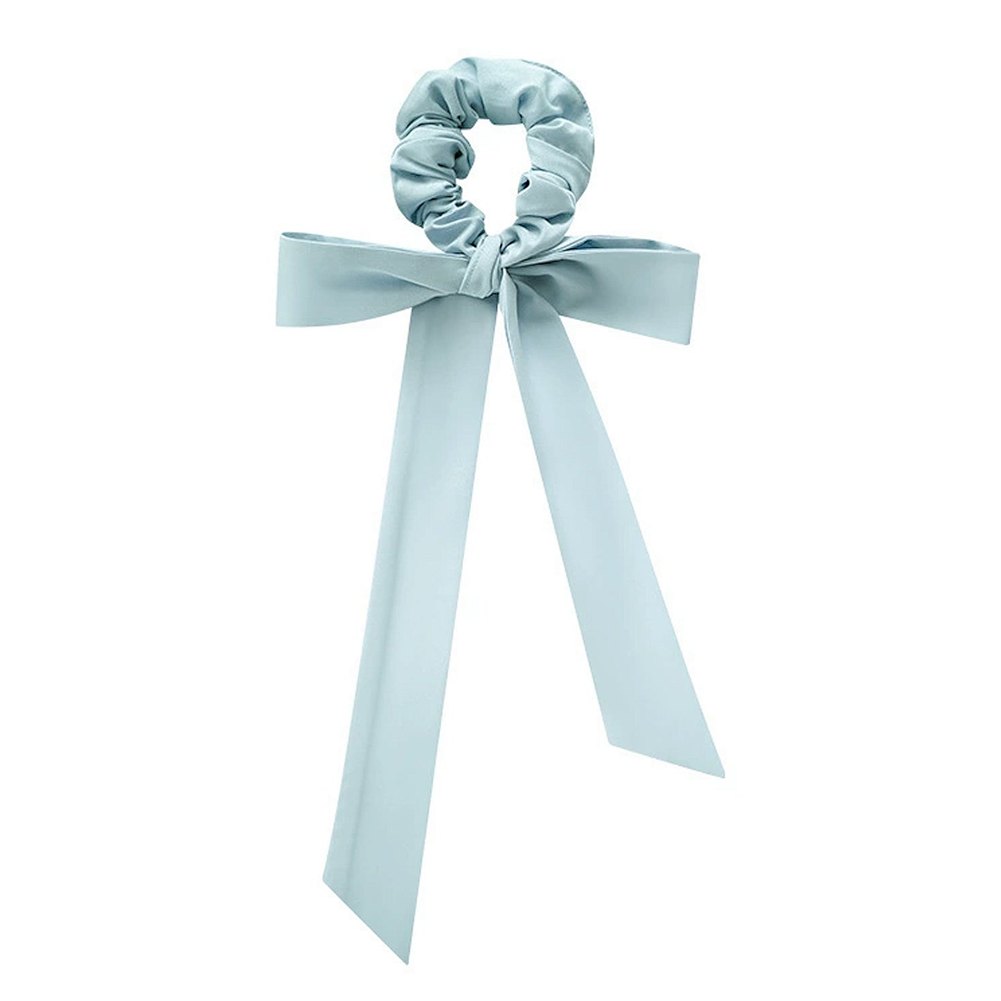Elastic Hair Ties with Long Bows, Hair Scrunchies with Knotted Bow Ribbon for Women Girls