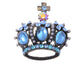 Pink Gem Royal King Crown Jewelry Pin Brooch