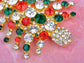 Dazzling Christmas Tree Holiday Jewelry Pin Brooch