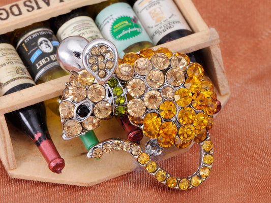 Mouse Rat Pet Ombre Animal Critter Pin Brooch