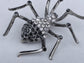 Gun Black Widow Spider Brooch Pin