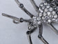 Gun Black Widow Spider Brooch Pin