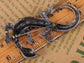 Antique Silver Grey Vintage Gothic Gecko Lizard Long Brooch Pin