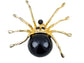 Gun Fat Beaded Body Tarantula Spider Pin Brooch