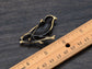 Antique Colored Multi Bird Sparrow Brooch Pin