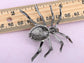 Amethyst Widow Spider Pin Brooch