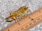 Antique Gold Egyptian Vintage Pincher Scarab Beetle Bug Brooch Pin