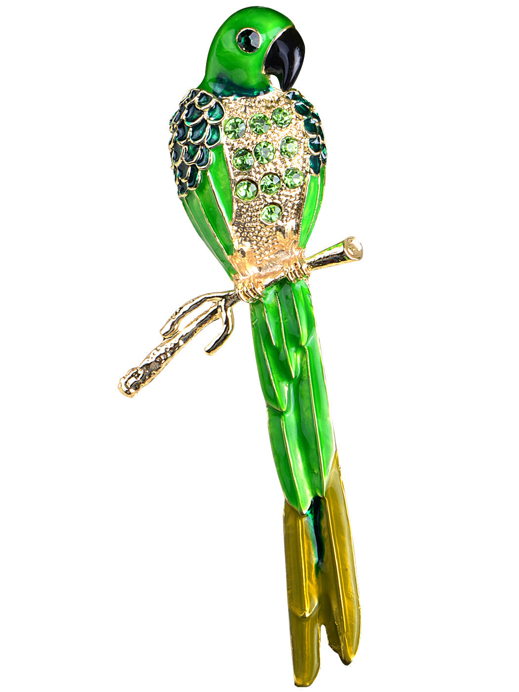Tropical Rainbow Colorful Parrot Bird Brooch Pin