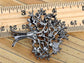 Gun Orange Red Apple Fruit Floral Tree Brooch Pin