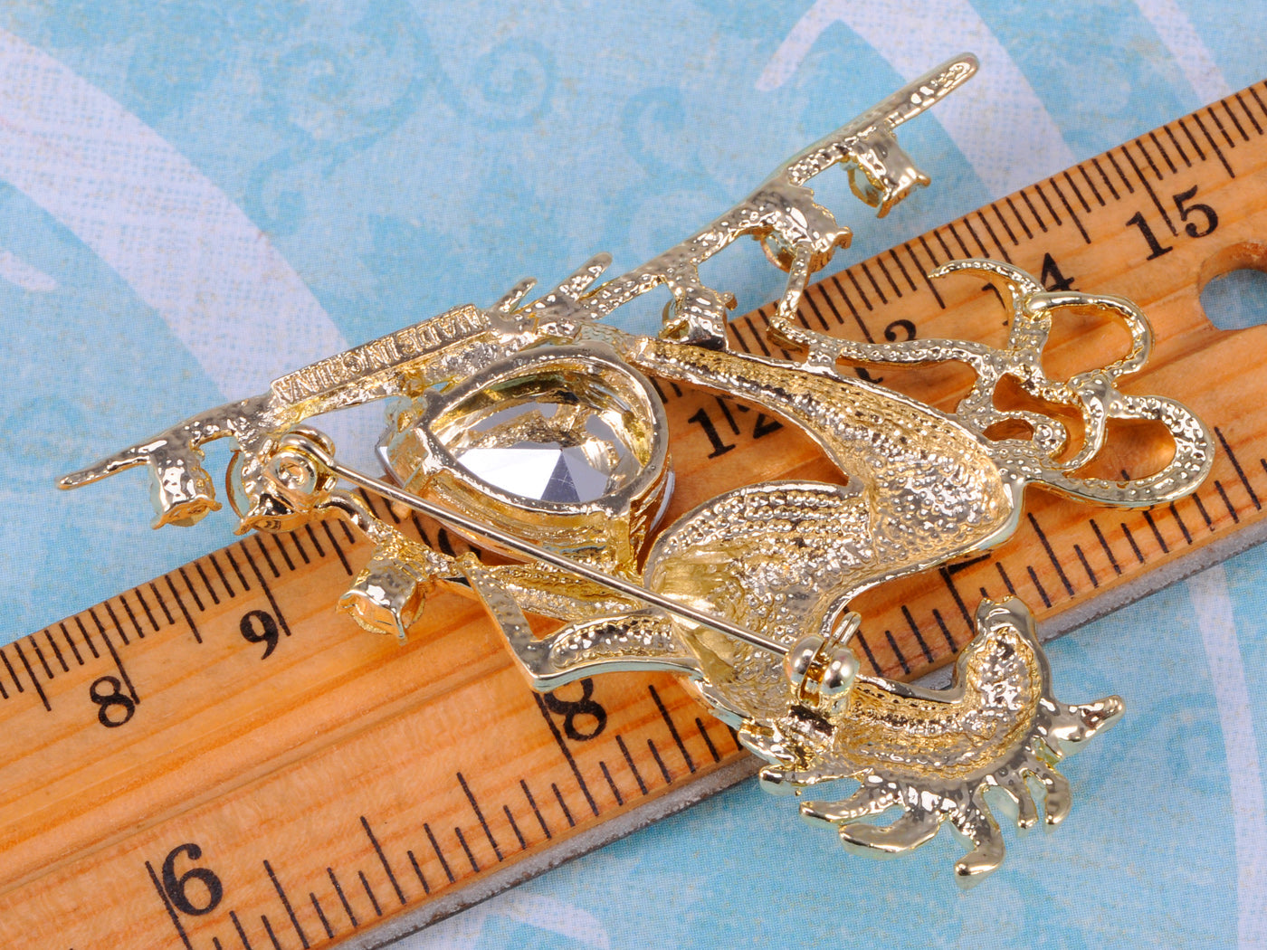 Topaz Running Horse Animal Pin Brooch