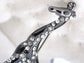 Gun Black Classic Giraffe Brooch Pin
