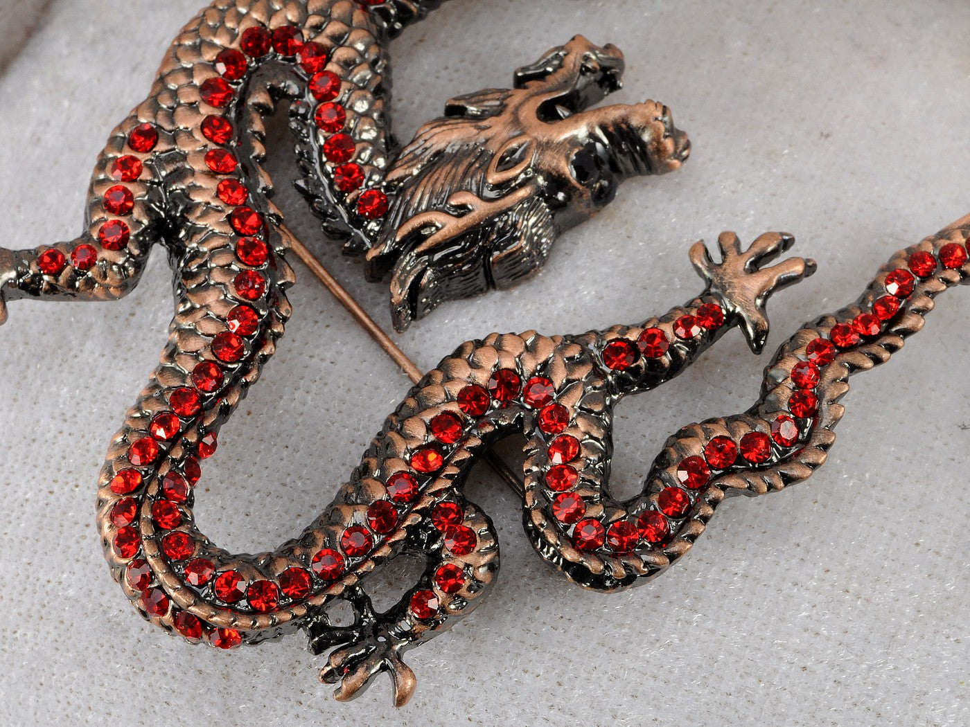Mythical Ancient Asian Chinese New Year Zodiac Dragon Novelty Celebration Party Brooch Pin