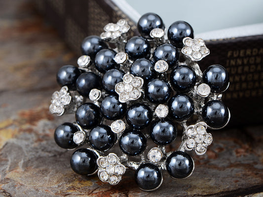 Pearl Flower Wedding Party Pin Brooch