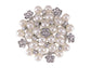 Pearl Flower Wedding Party Pin Brooch