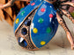 Enamel Blue Vivid Spider Insect Color Spots Pin Brooch Pendant
