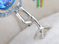 Capri Blue Multi Color Enamel Crane Bird Pin Brooch