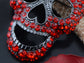 Gun Black Colored Big Skull Head Face Brooch Pin