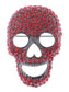 Gun Black Colored Big Skull Head Face Brooch Pin