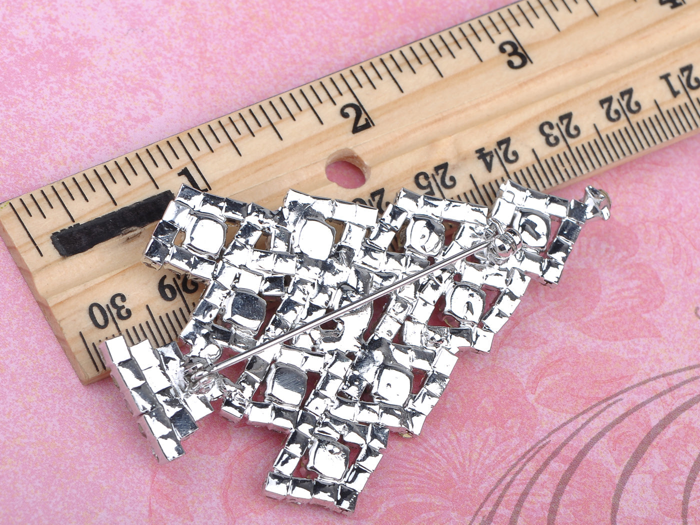 Reproduced Holiday Christmas Tree Pin Brooch