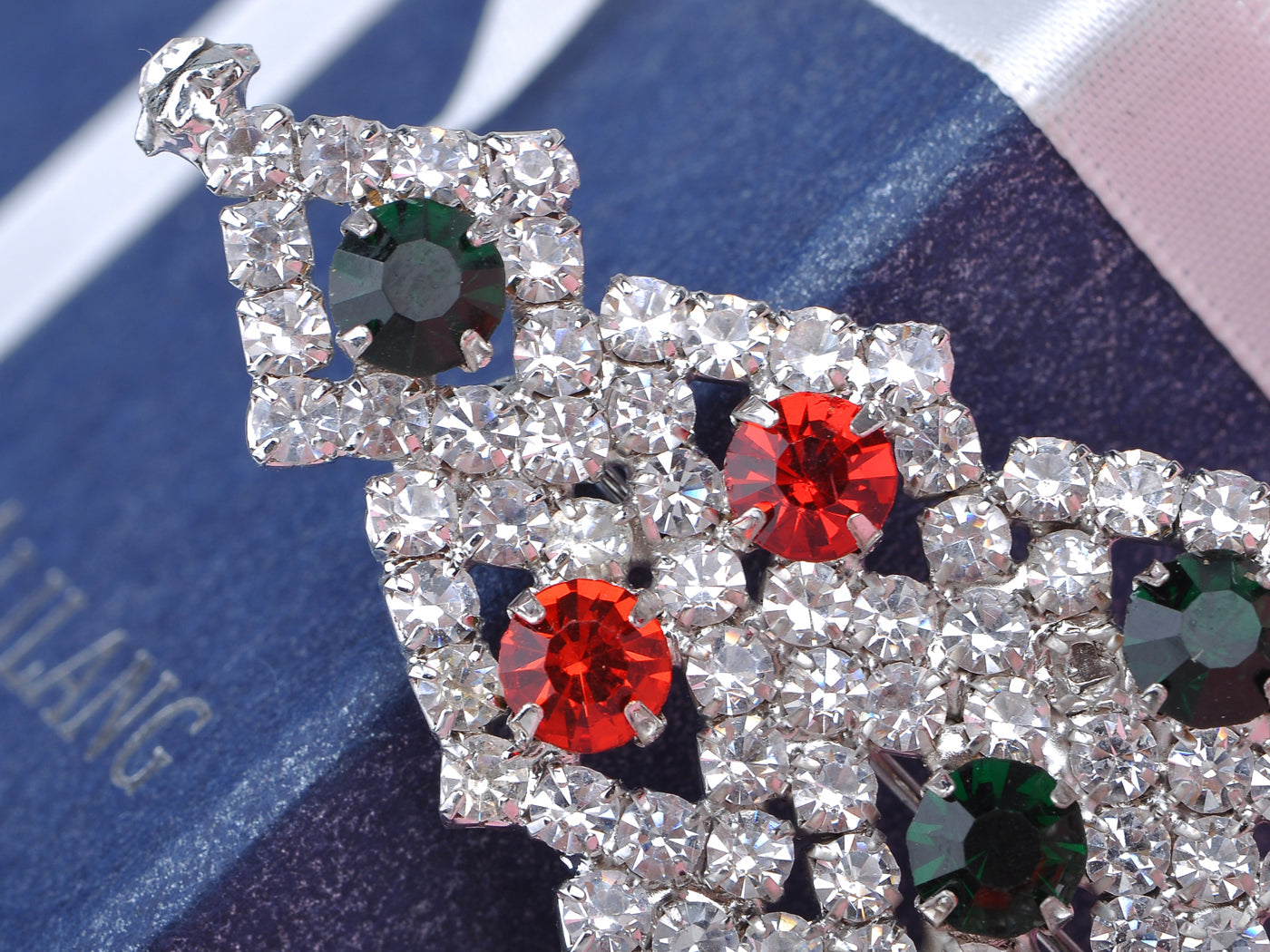 Reproduced Holiday Christmas Tree Pin Brooch