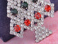 Dazzling Christmas Tree Holiday Jewelry Pin Brooch