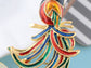 Brilliant Enamel Color Bright Green Red Paradise Bird Jewelry Pin Brooch