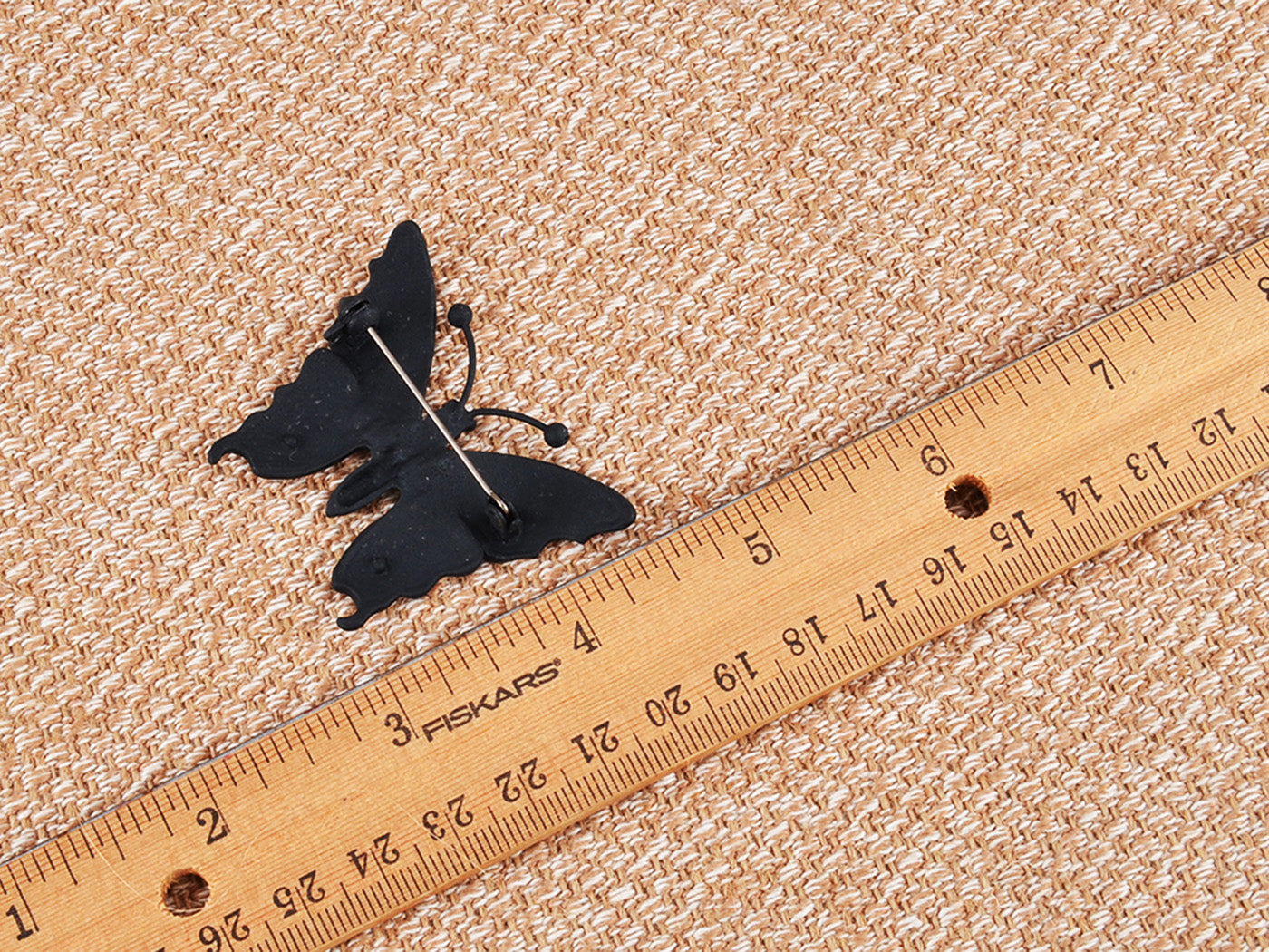 Dazzling Romantic Ruby Red Butterfly Enamel Paint Brooch Pin