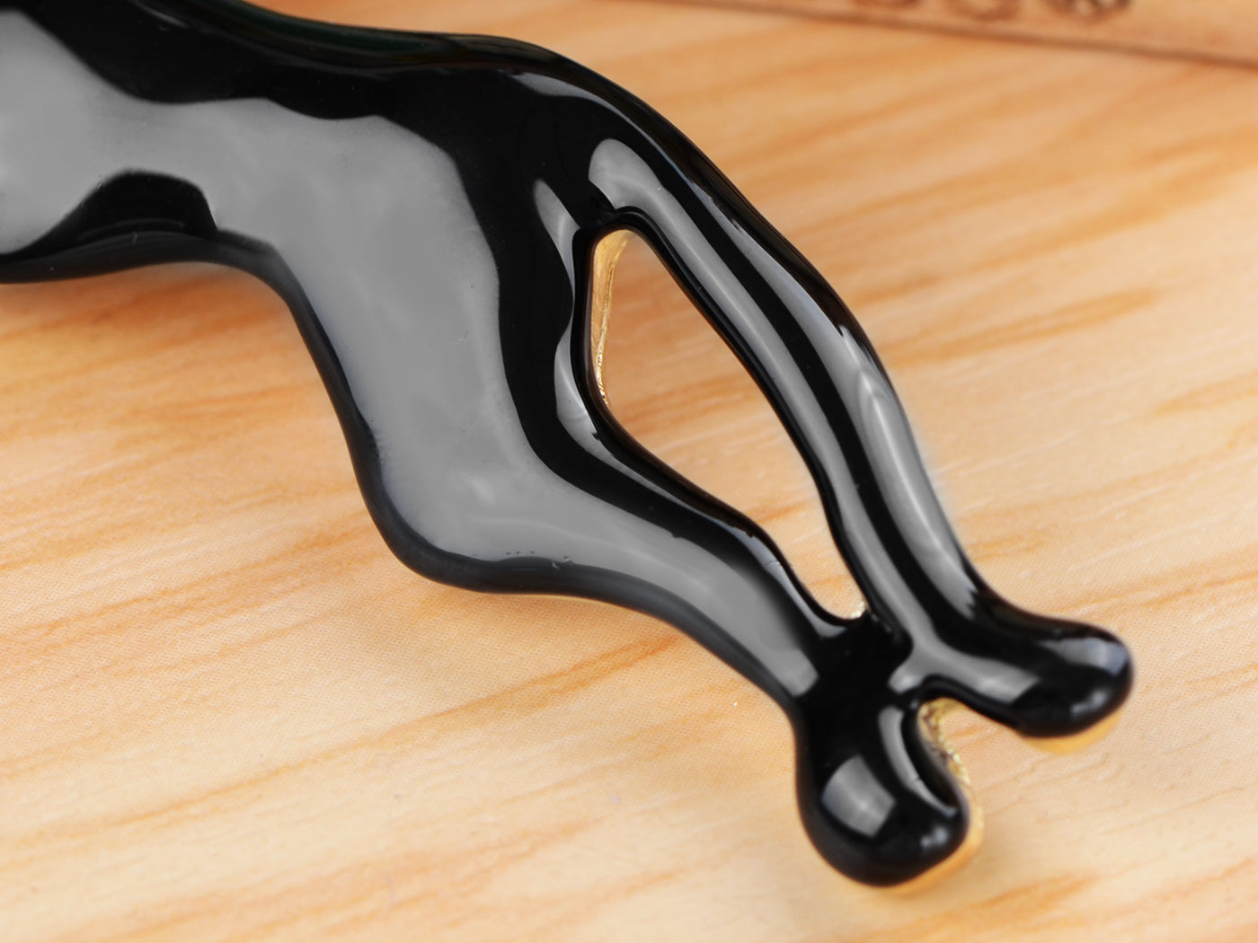 Enamel Leopard Cougar Brooch Pin