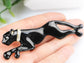 Enamel Leopard Cougar Brooch Pin