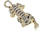 Gold Stripe Tiger Cat Brooch Pin