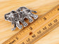 Indian African King Elephant Animal Kingdom Silver Brooch Pin