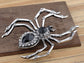 Pirate Gun Black Jeweled Spider Insect Pin Brooch