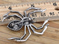 Pirate Gun Black Jeweled Spider Insect Pin Brooch
