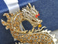 Mythical Ancient Asian Chinese New Year Zodiac Dragon Novelty Celebration Party Brooch Pin