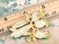 Colorful Parrot Budgie Chirping Friends Bird Pin Brooch