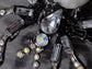 Pirate Gun Black Jeweled Spider Insect Pin Brooch