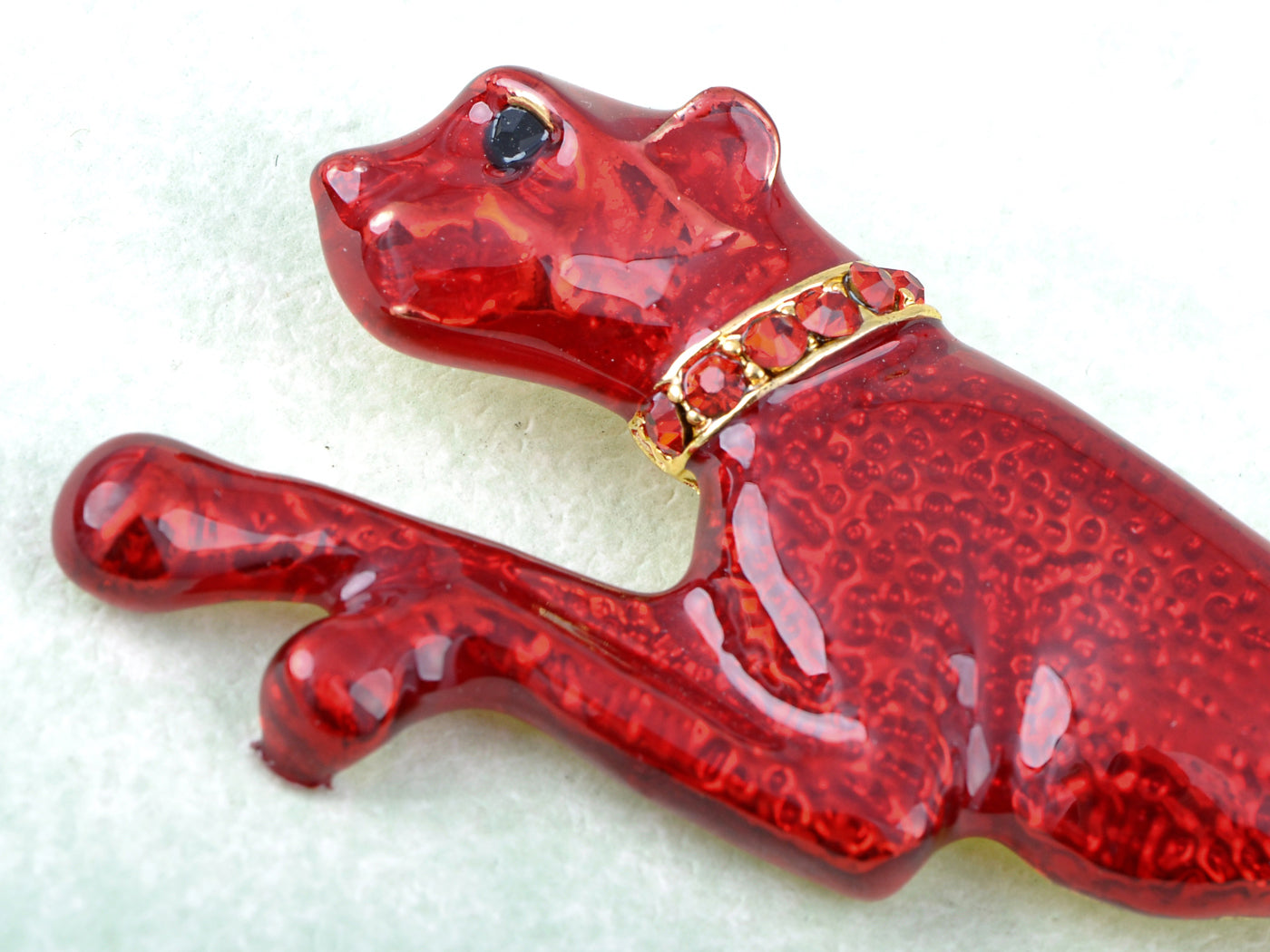 Enamel Leopard Cougar Brooch Pin