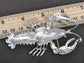 Nautical Ocean Animal Lobster Crawfish With Movable Tail Novelty Sea Fish Novelty Brooch Pin