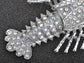 Nautical Ocean Animal Lobster Crawfish With Movable Tail Novelty Sea Fish Novelty Brooch Pin