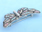 Mosaic Multicolor Pearl Body Butterfly Moth Pin Brooch