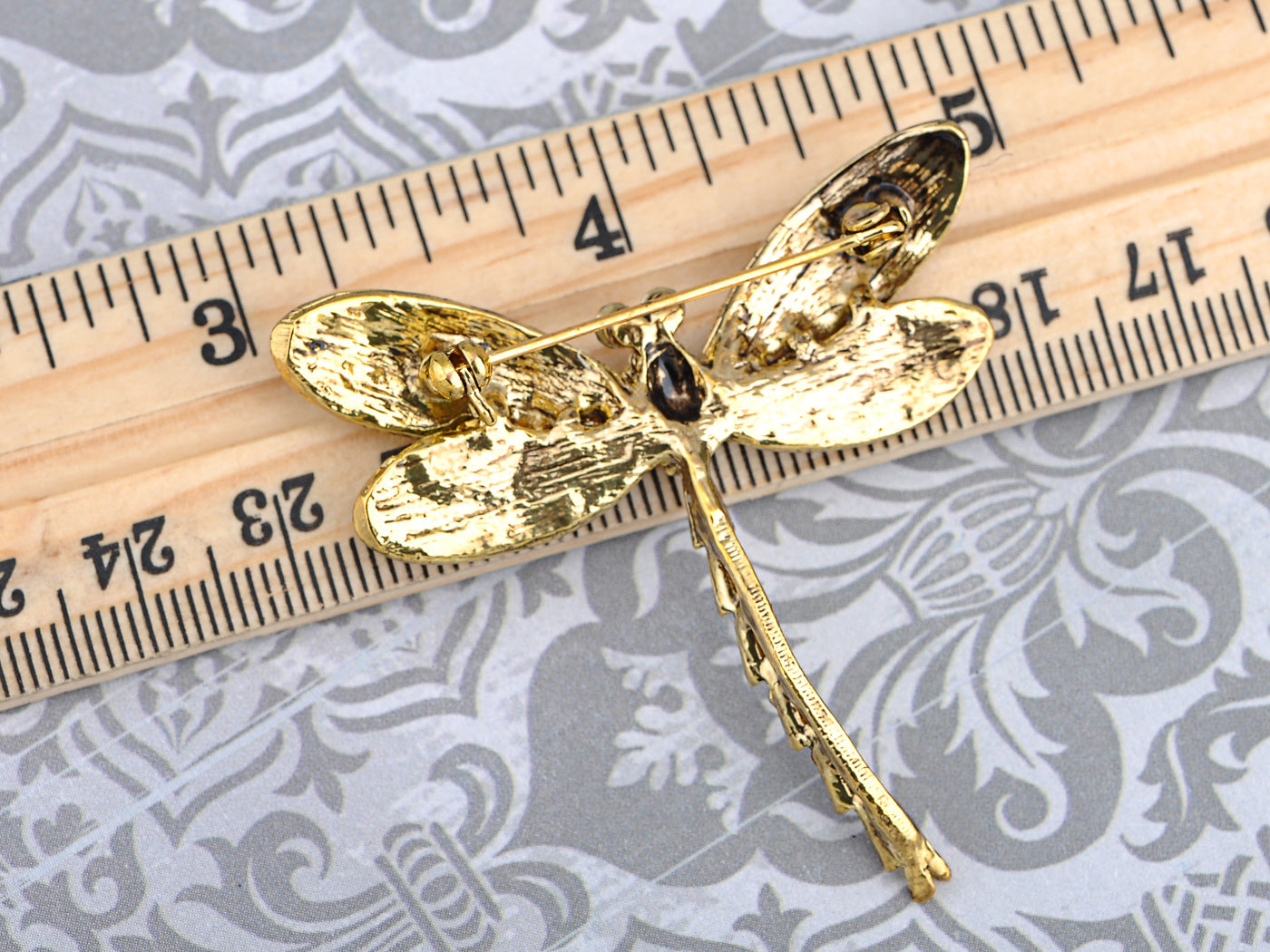 Petite Colorful Rainbow Pride Flying Dragonfly Pin Brooch